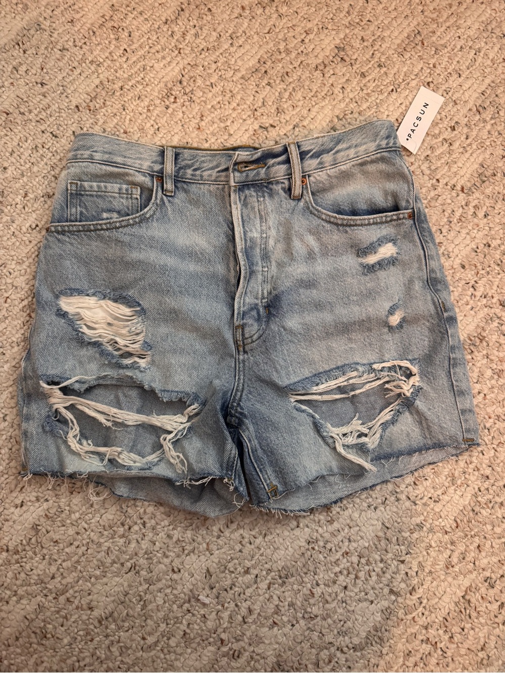 PacSun 90’s Girlfriend Distressed Denim Shorts